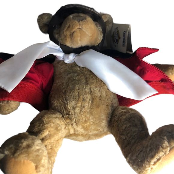 VTG 1997 Lands End Explorer Bears Bearon Von Oops Gund Stuffed Plush Animal Bear - Picture 7 of 15